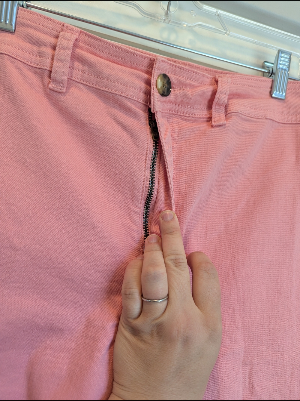 Billabong Coral Pink Wide-Leg High-Rise Jeans Size 28 - Picture 5 of 15